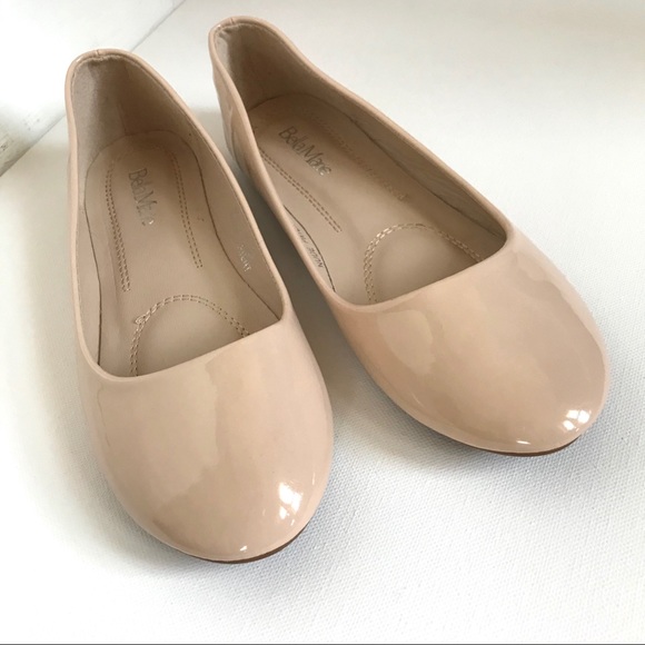 Women’s nude/ blush pink ballet flats - Picture 3 of 8